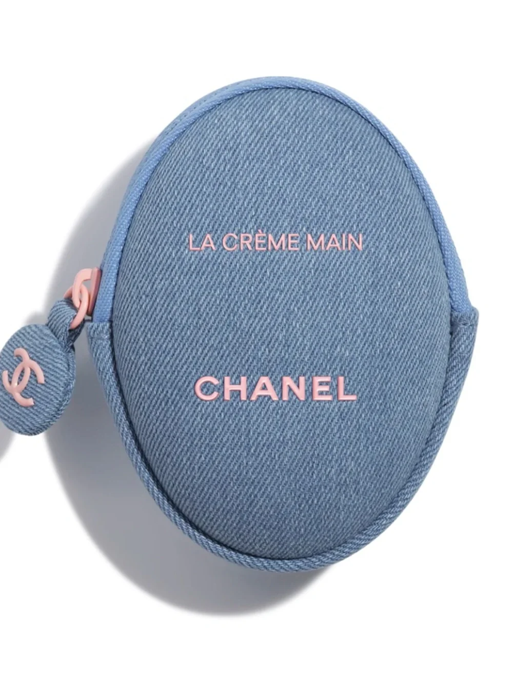Chanel La Creme Main denim zip up pouch only - Picture 2 of 3